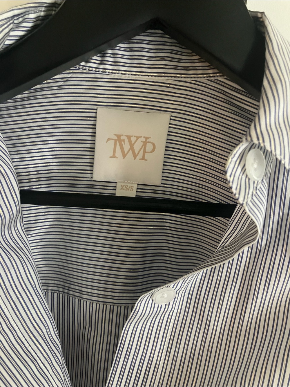 TWP striped button down - Picture 3 of 3